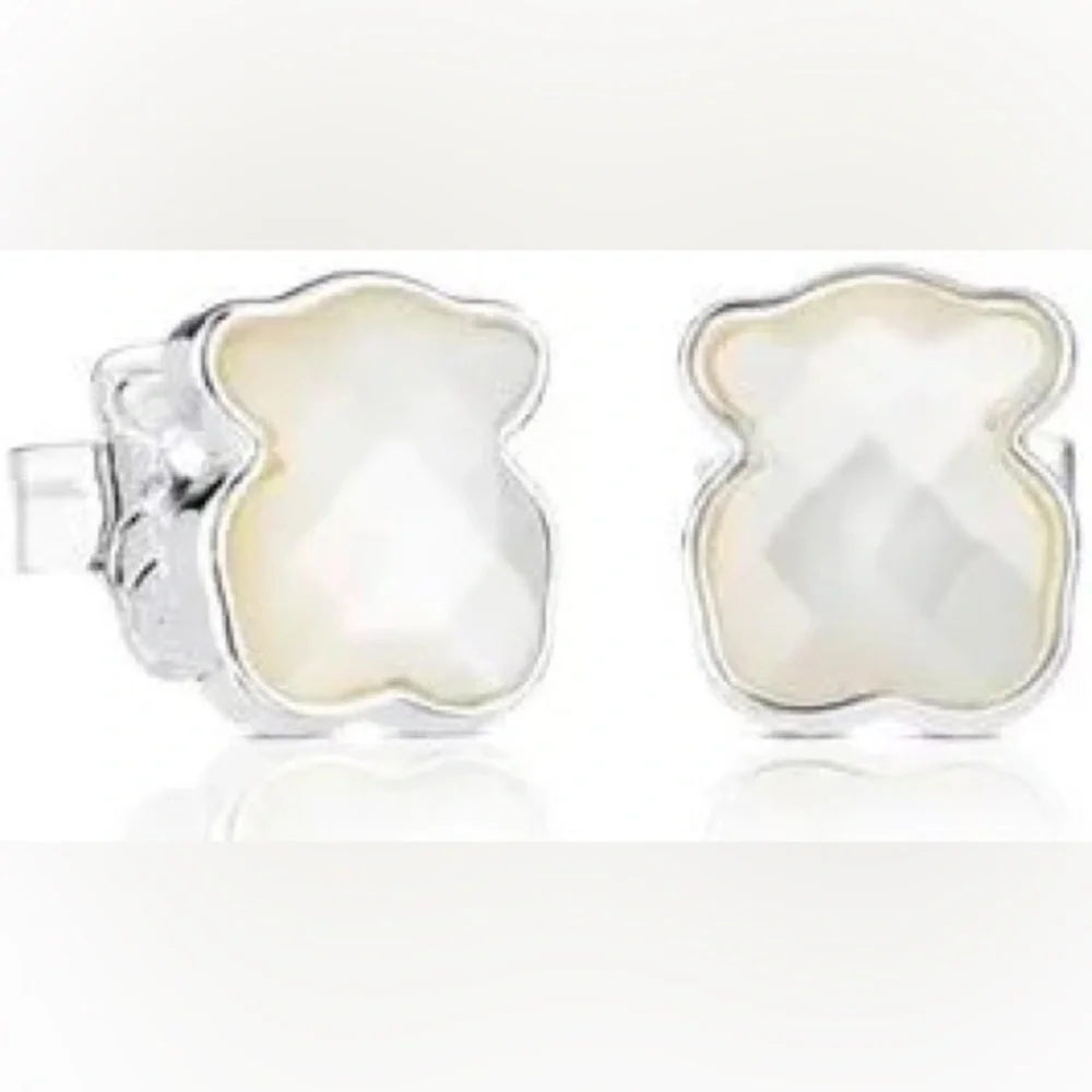 Tous Shapes Pea in a pod Pearl Row Line Earrings